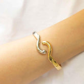 Bracelete Dual - Banhado a Ouro